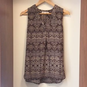 Boho Sleeveless Blouse by Violet + Claire - Size Medium